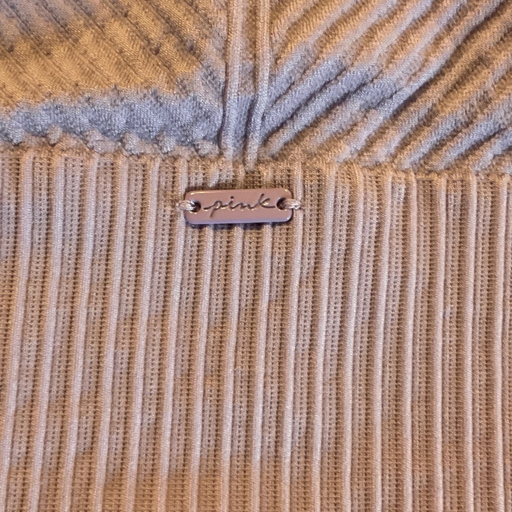 PINK Victoria's Secret Lavender Ribbed Sports Bra - Picture 5 of 5